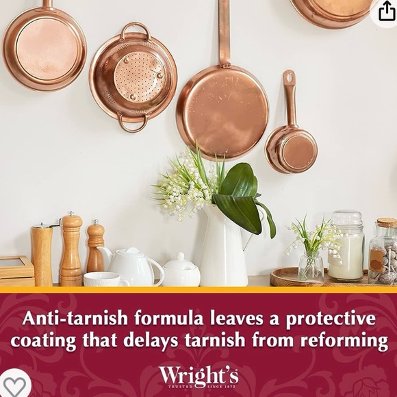 NEW UNOPENED WRIGHT’S COPPER and BRASS and BRONZE CREAM CLEANER - Picture 5 of 6